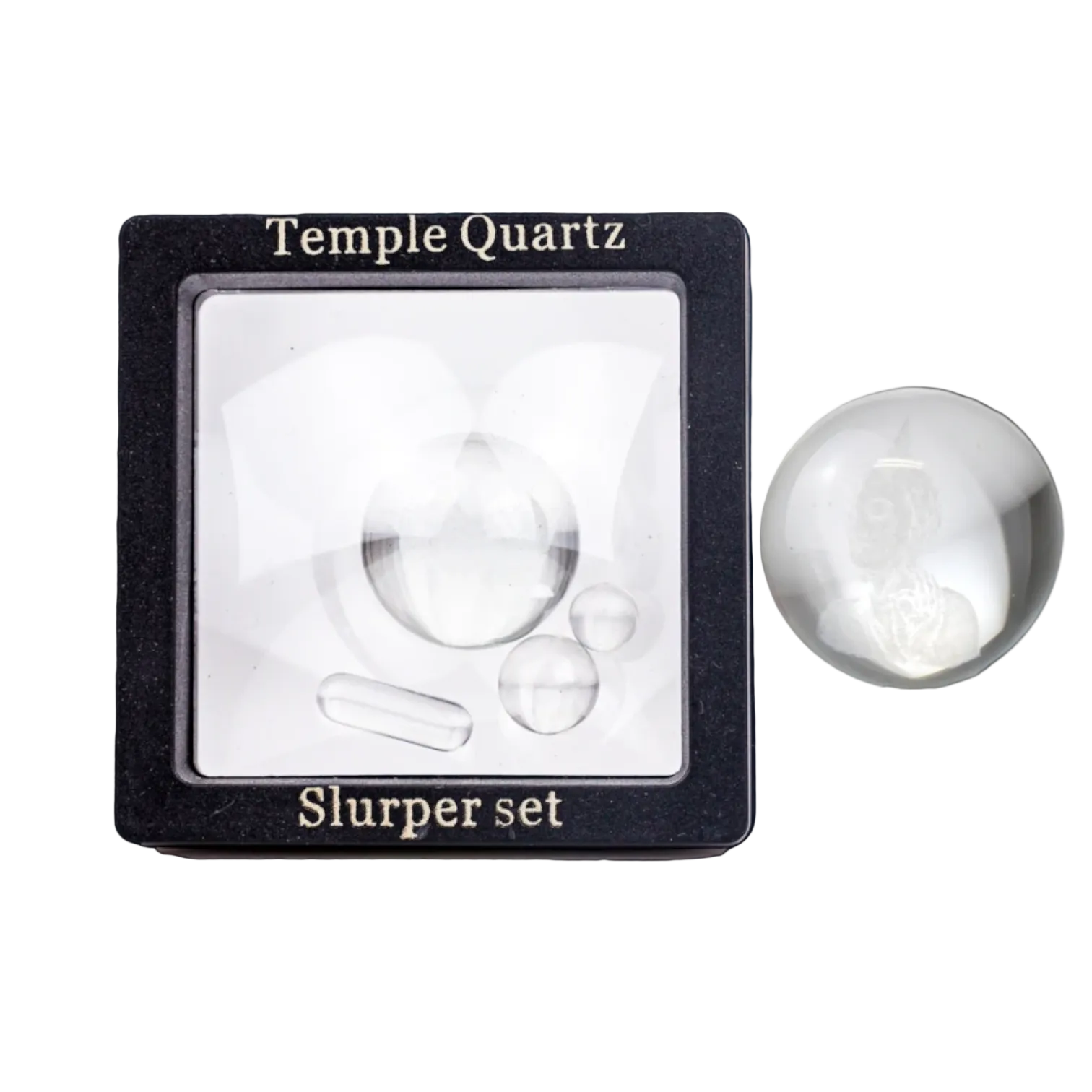Temple Quartz Sandblasted Marble Set