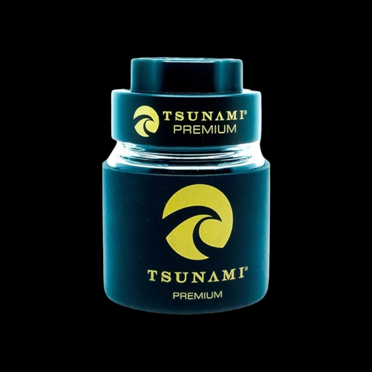 Tsunami Premium Metal Grinder Air Tight Glass Jar With Locking Lid - Ace King Shop